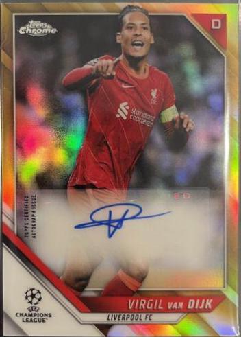 Virgil Van Dijk [Gold Refractor] #CA-VD
