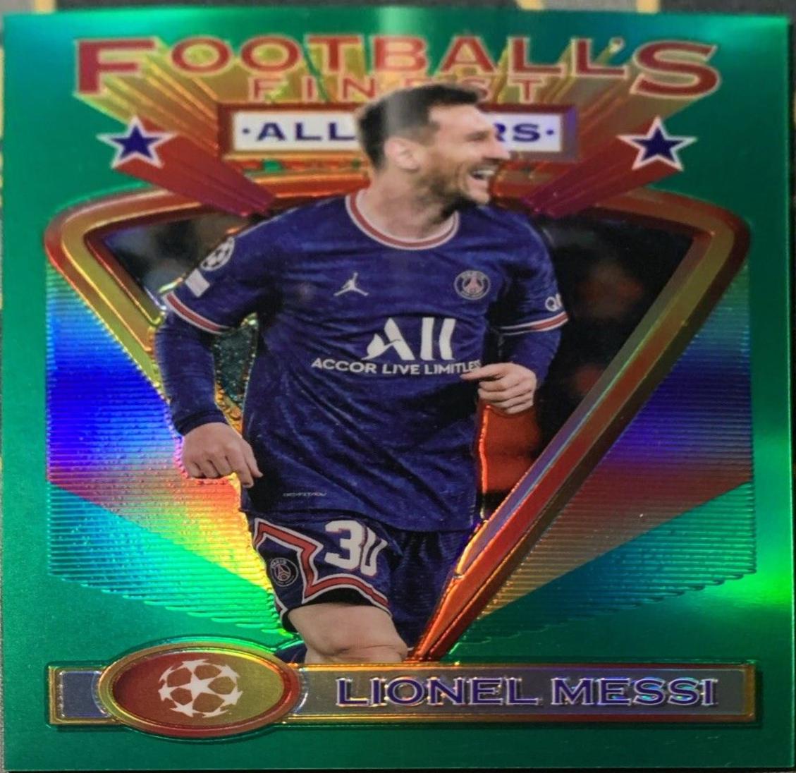 Lionel Messi [Refractor Jumbo All-Stars Topper] #30