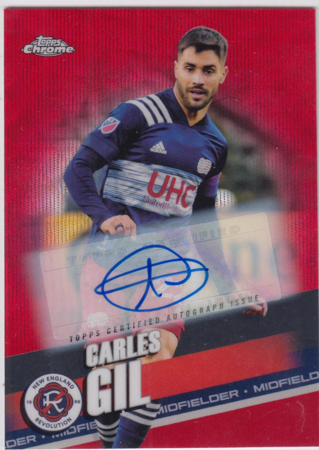 Carles Gil [Autograph Red Wave] #107