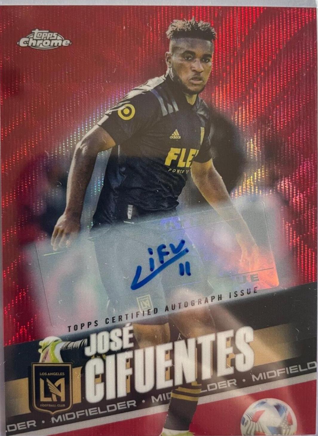 Jose Cifuentes [Autograph Red Wave] #121