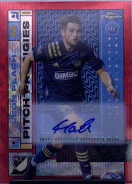 Leon Flach [Autograph Red Wave] #110