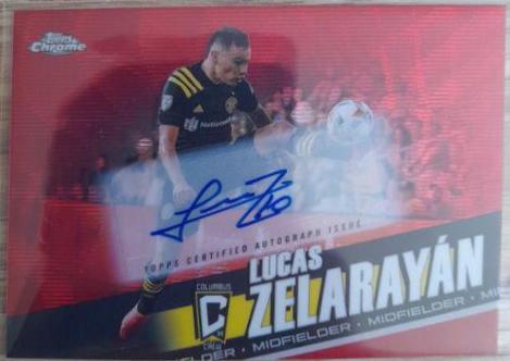 Lucas Zelarayan [Autograph Red Wave] #150