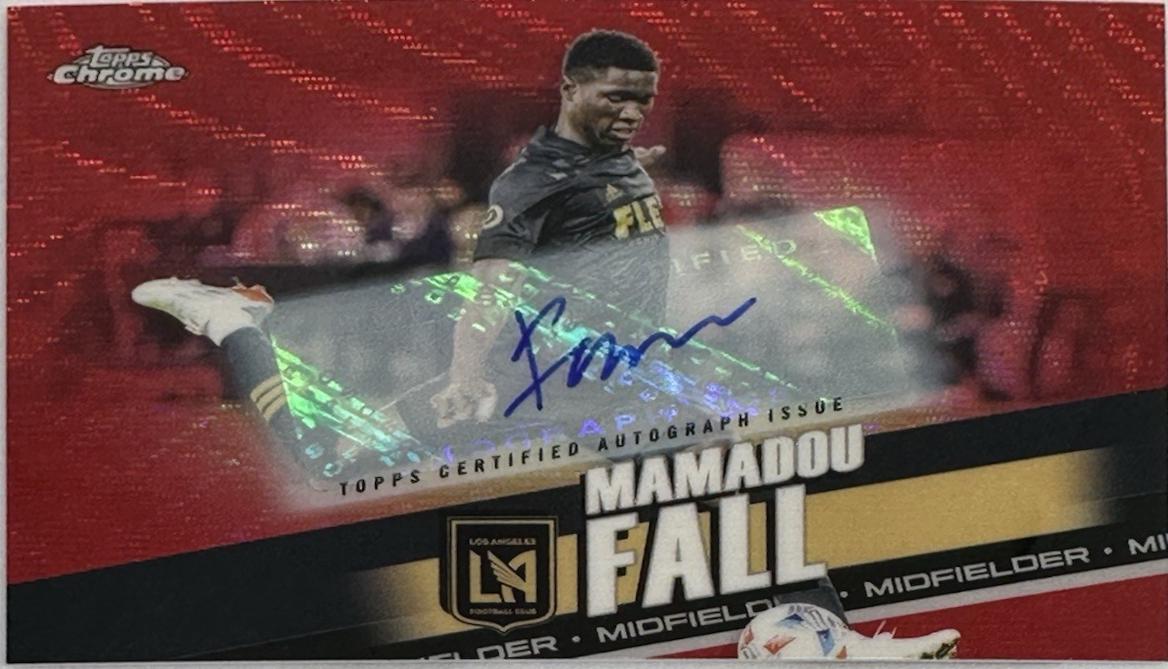 Mamadou Fall [Autograph Red Wave] #163