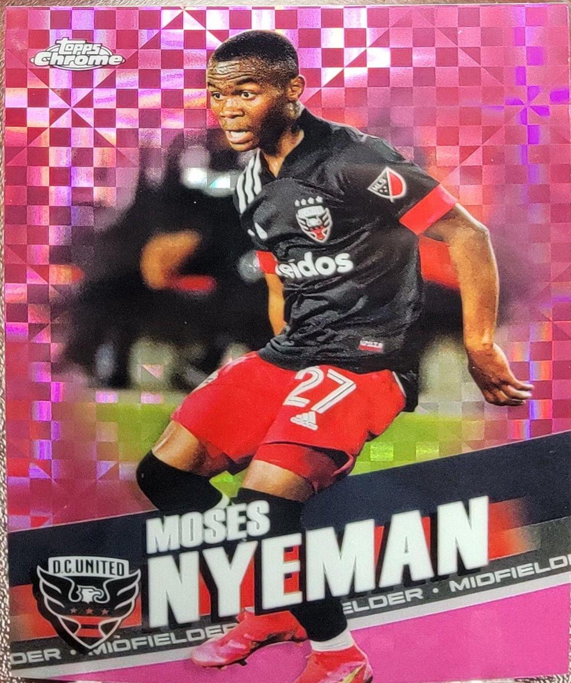 Moses Nyeman [Pink Xfractor] #92