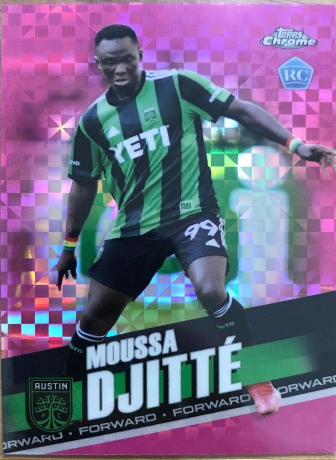 Moussa Djitte [Pink Xfractor] #63