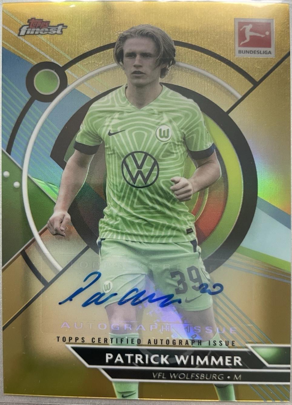 Patrick Wimmer [Gold] #BCA-PWI