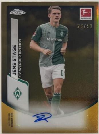 Jens Stage [Gold Refractor] #BCA-JST