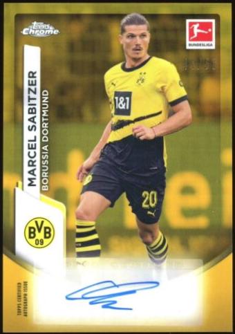 Marcel Sabitzer [Gold Refractor] #BCA-MSB