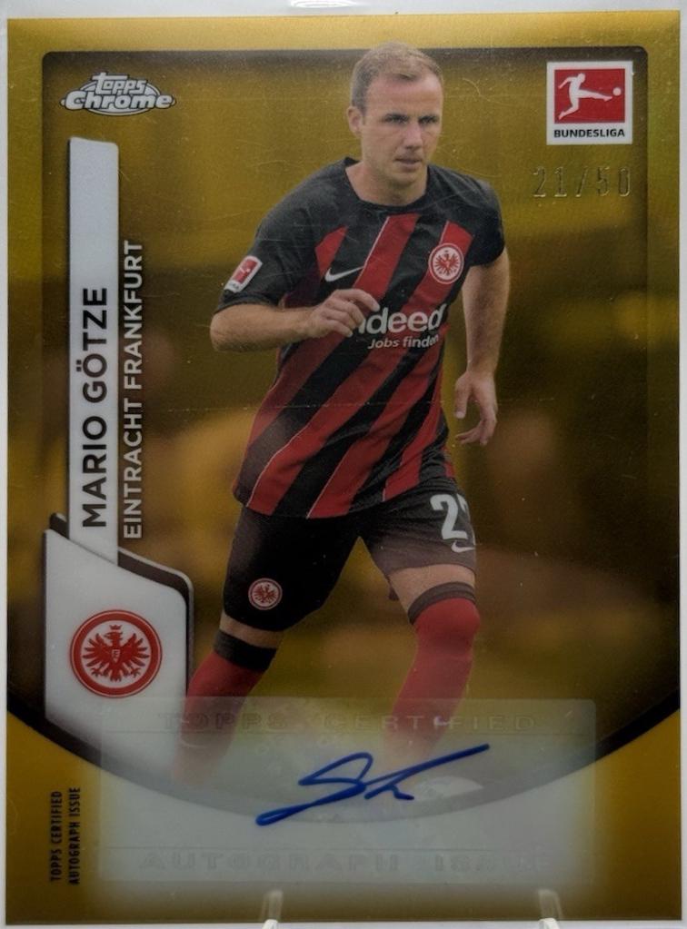 Mario Gotze [Gold Refractor] #BCA-MGO