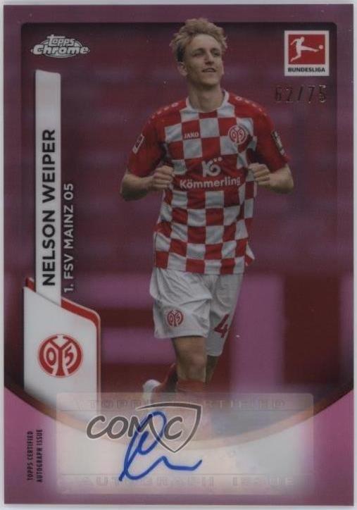 Nelson Weiper [Pink Refractor] #BCA-NWE