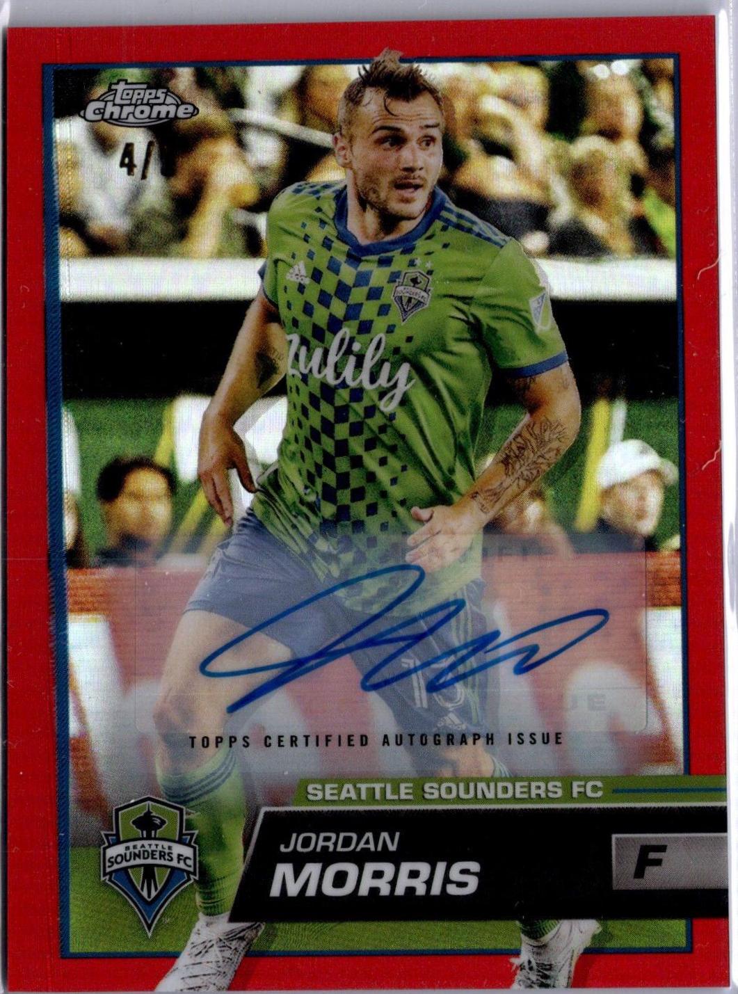 Jordan Morris [Autograph Red] #88