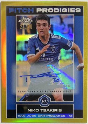 Niko Tsakiris [Autograph Gold] #100