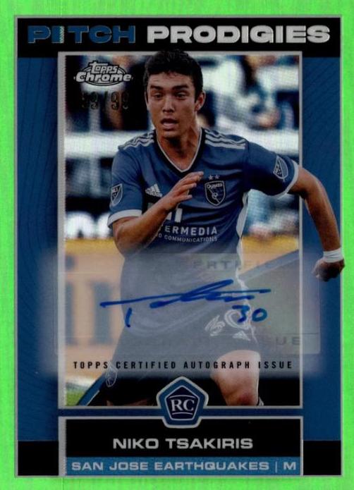 Niko Tsakiris [Autograph Neon Green] #100