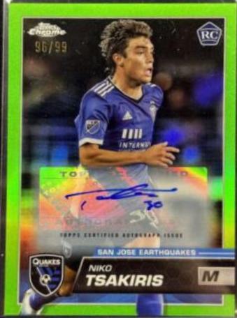 Niko Tsakiris [Autograph Neon Green] #161