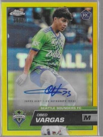 Obed Vargas [Autograph Gold] #4