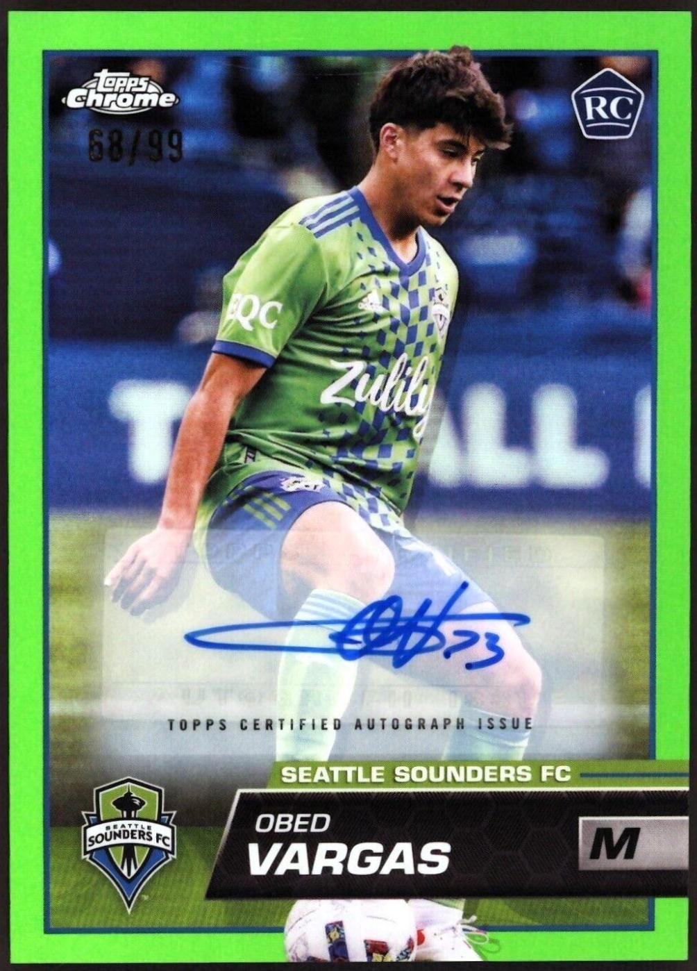 Obed Vargas [Autograph Neon Green] #108
