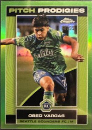Obed Vargas [Autograph Neon Green] #4
