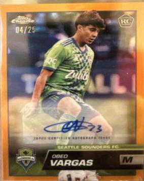 Obed Vargas [Autograph Orange] #108