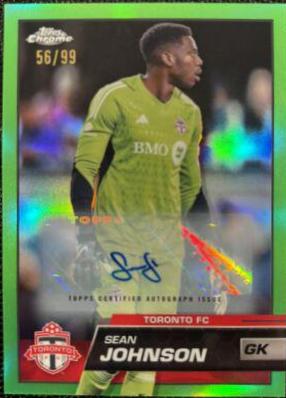 Sean Johnson [Autograph Neon Green] #110