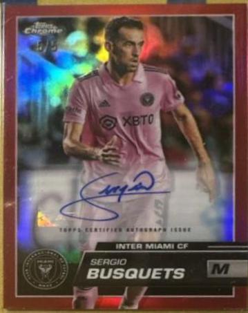 Sergio Busquets [Autograph Red] #116