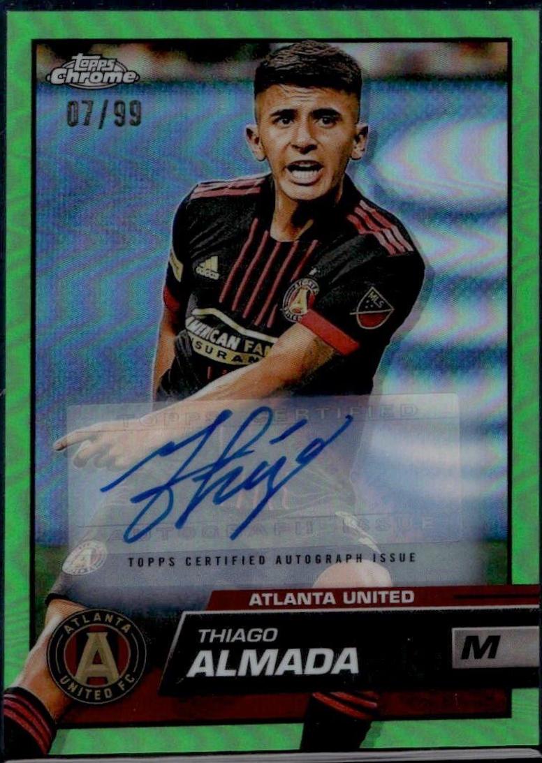 Thiago Almada [Autograph Neon Green] #185