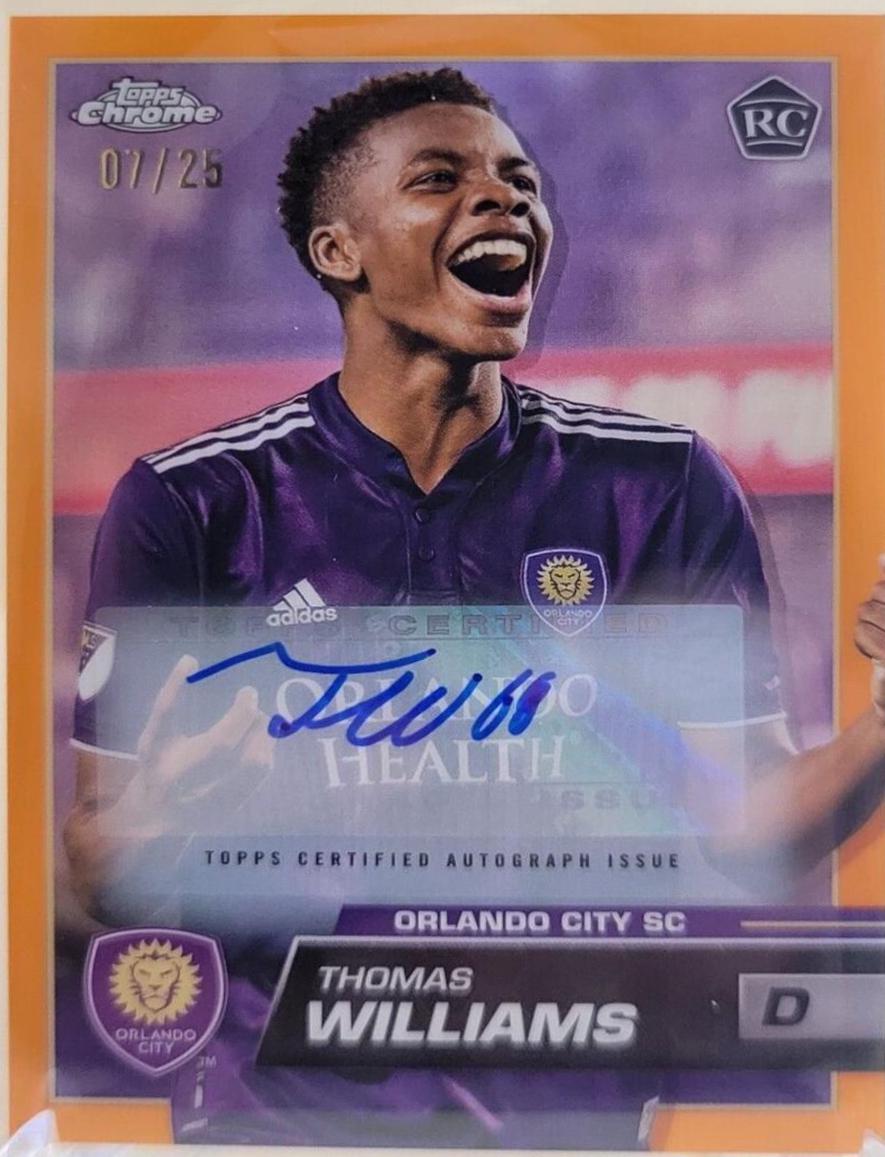 Thomas Williams [Autograph Orange] #87