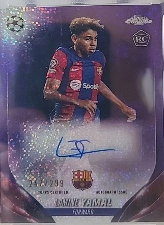 Lamine Yamal [Violet Speckle Refractor] #CA-LY