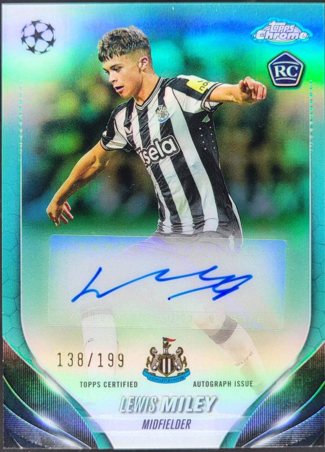 Lewis Miley [Aqua Refractor] #CA-ML