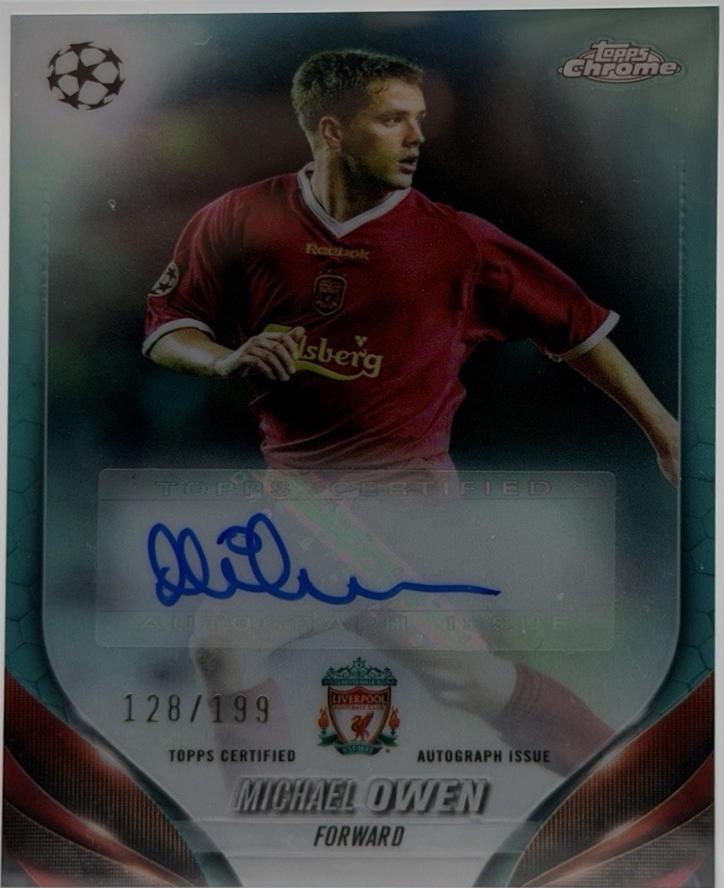 Michael Owen [Aqua Refractor] #CA-MO