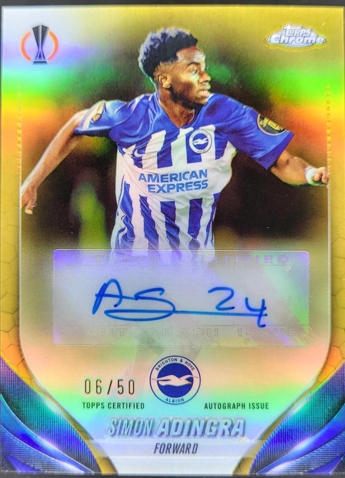 Simon Adingra [Gold Refractor] #CA-SA