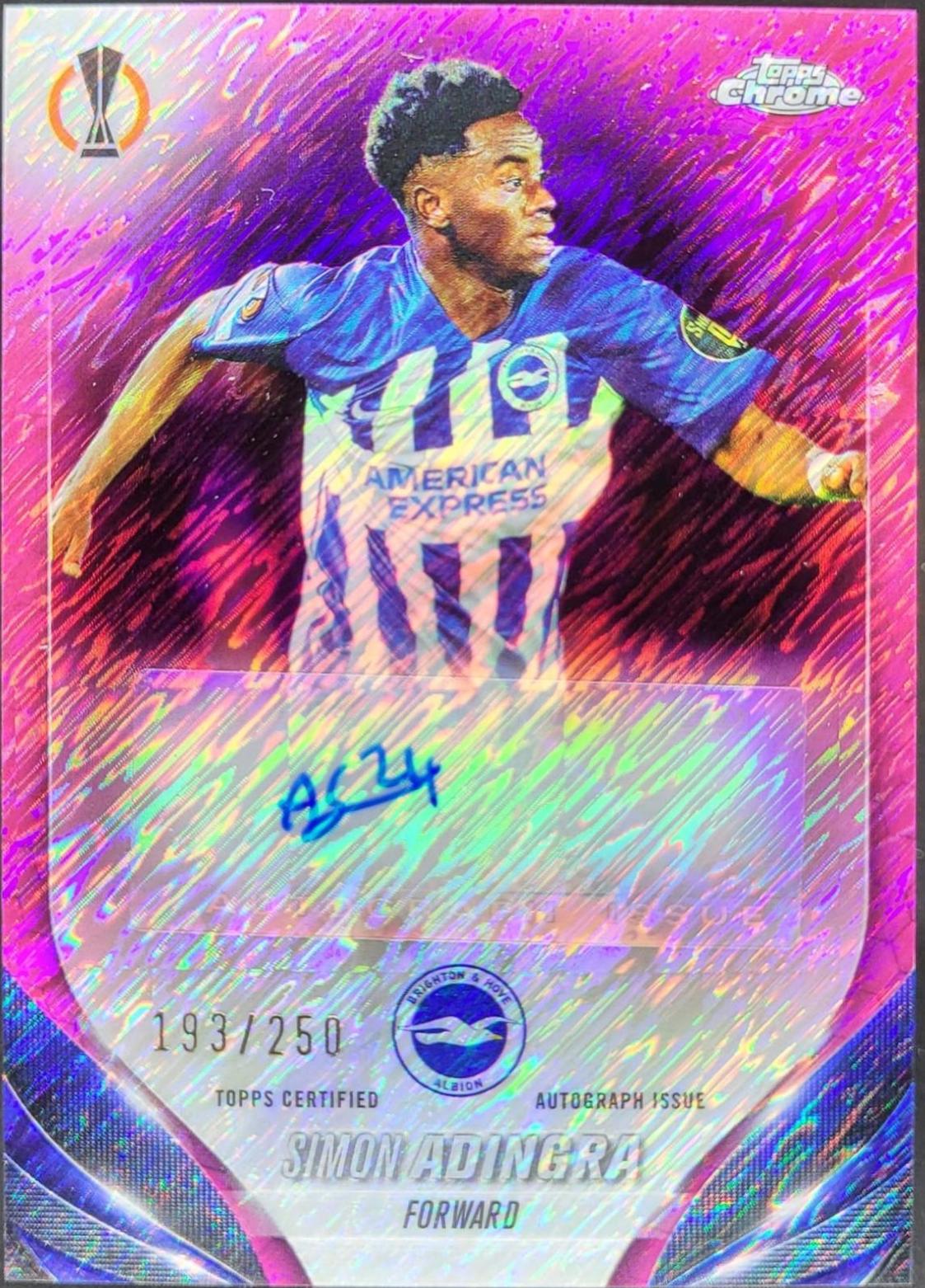 Simon Adingra [Pink Shimmer Refractor] #CA-SA