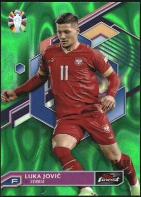 Luka Jovic [Lava Green Refractor] #35