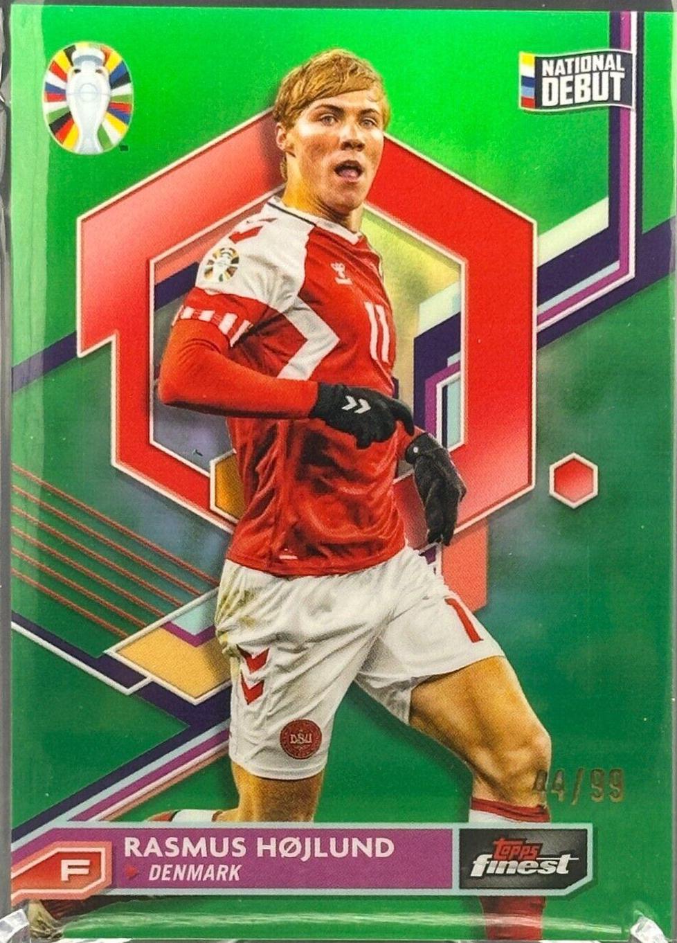Rasmus Hojlund [Green Refractor] #18