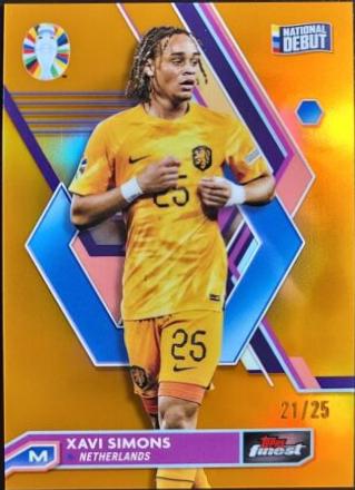 Xavi Simons [Orange Refractor] #50