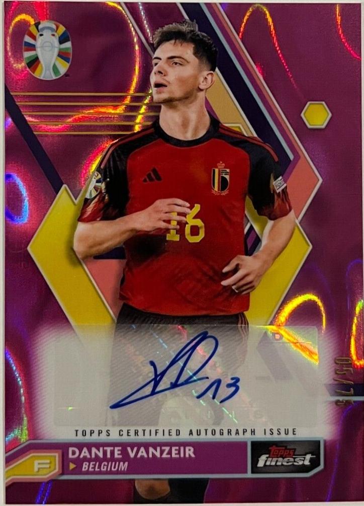 Dante Vanzeir [Fuchsia Lava Refractor] #BCA-DV