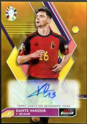 Dante Vanzeir [Gold Refractor] #BCA-DV