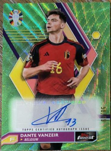 Dante Vanzeir [Neon Green Wave Refractor] #BCA-DV