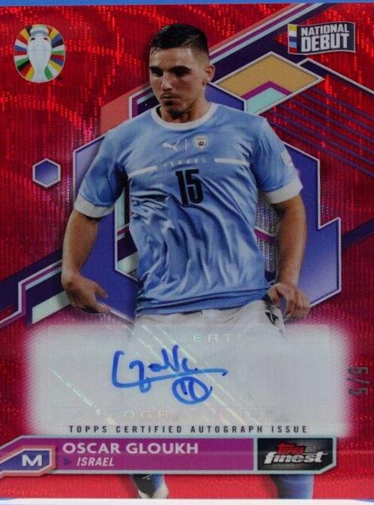 Oscar Gloukh [Red Wave Refractor] #BCA-OC