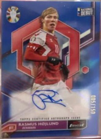 Rasmus Hojlund [Blue Refractor] #BCA-RH