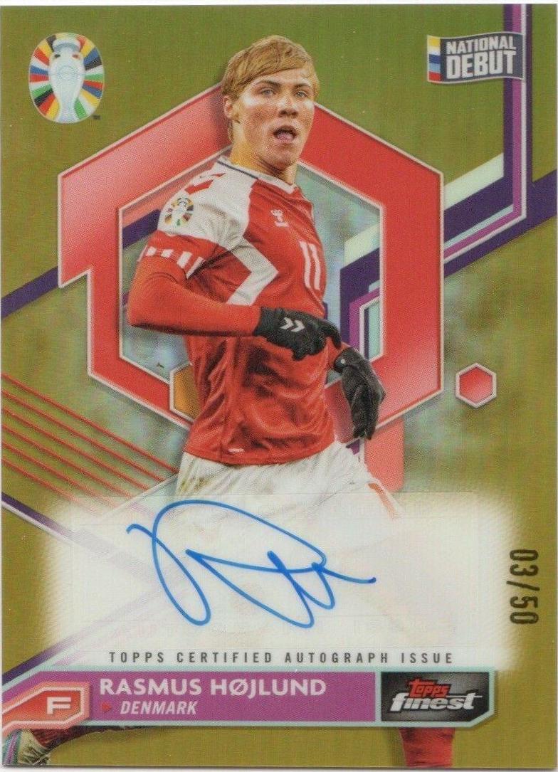 Rasmus Hojlund [Gold Refractor] #BCA-RH