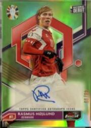 Rasmus Hojlund [Neon Green Refractor] #BCA-RH