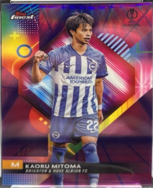 Kaoru Mitoma [Purple Pink VaporWave Refractor] #48