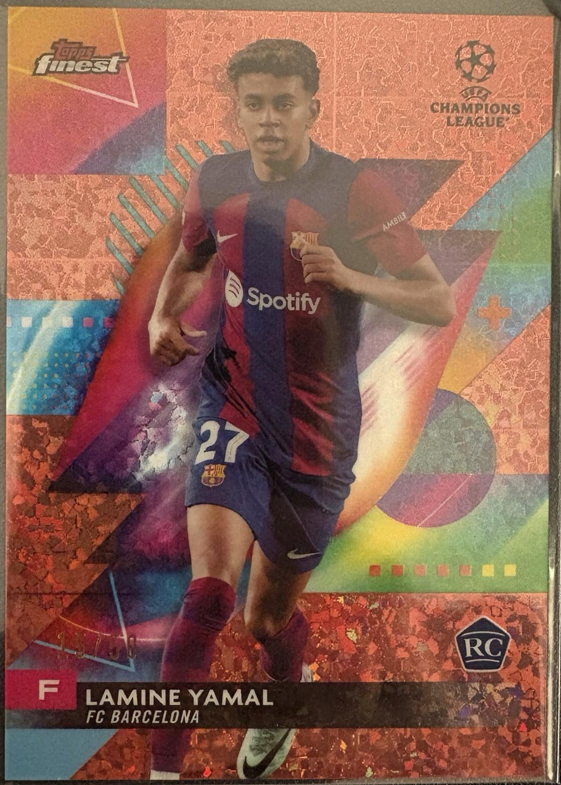 Lamine Yamal [Rose Gold Mini-Diamond Refractor] #50