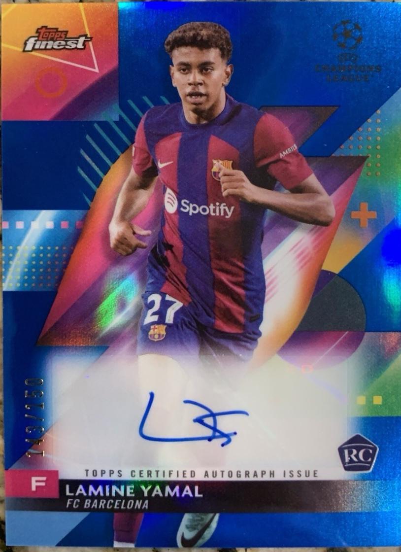 Lamine Yamal [Blue Refractor] #A-LY