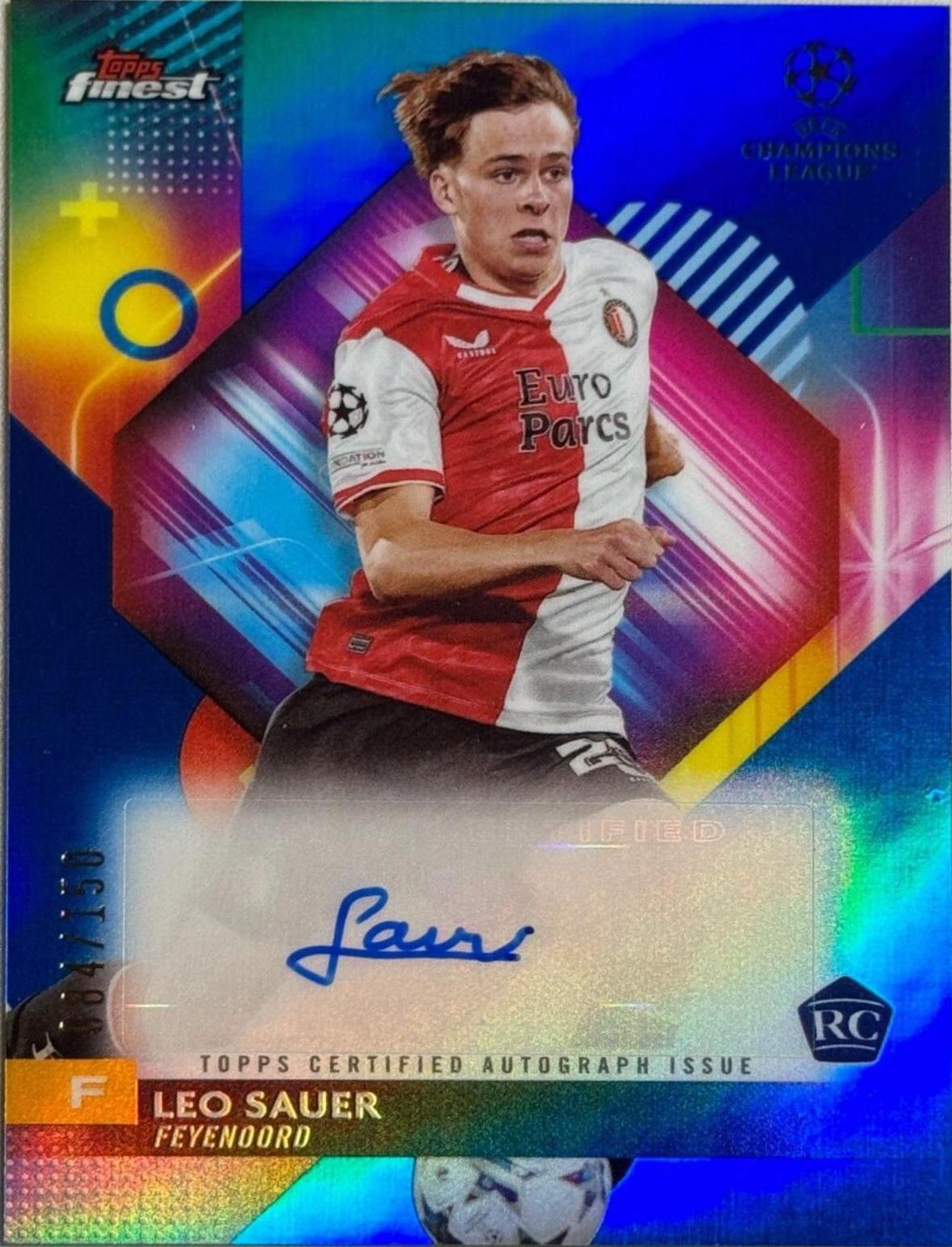 Leo Sauer [Blue Refractor] #A-LS