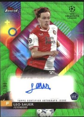 Leo Sauer [Neon Green Wave Refractor] #A-LS