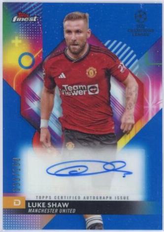 Luke Shaw [Blue Refractor] #A-SH