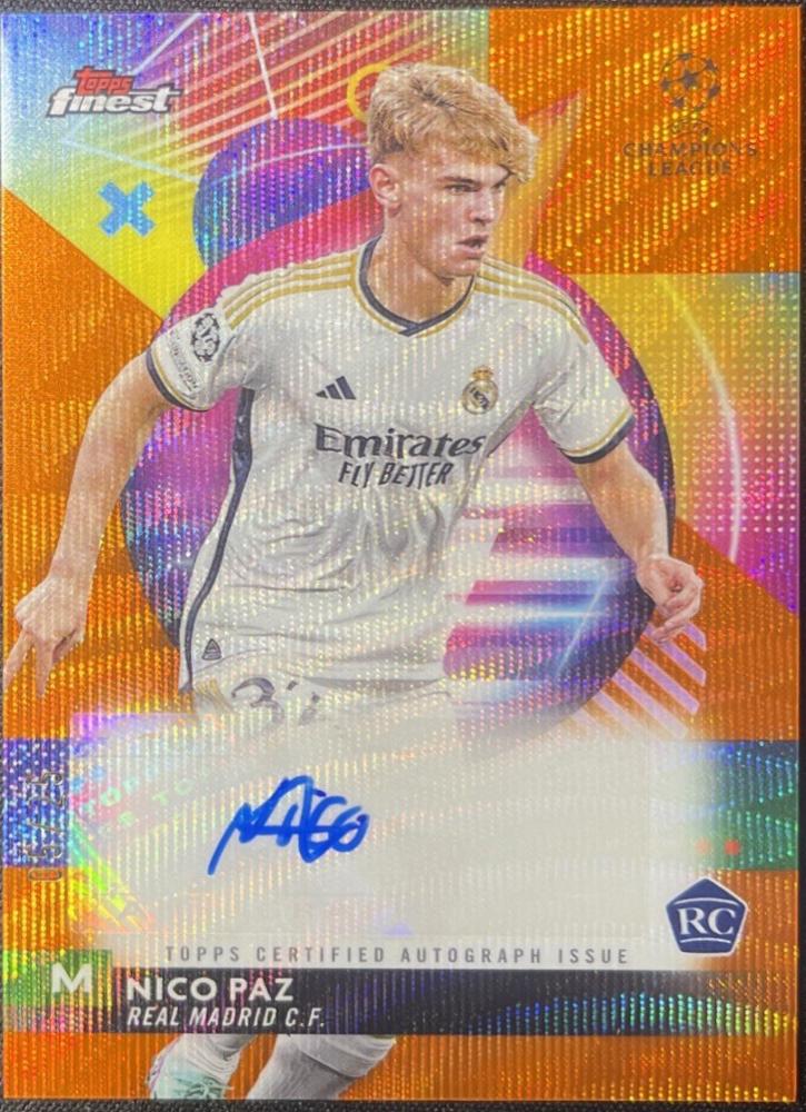 Nico Paz [Orange Wave Refractor] #A-NP