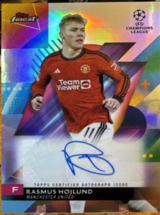 Rasmus Hojlund [Red Wave Refractor] #A-RH