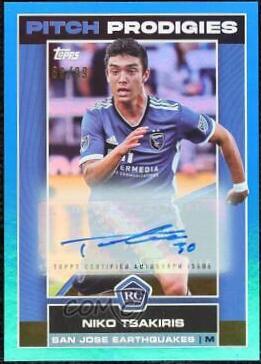 Niko Tsakiris [Autograph Blue] #100